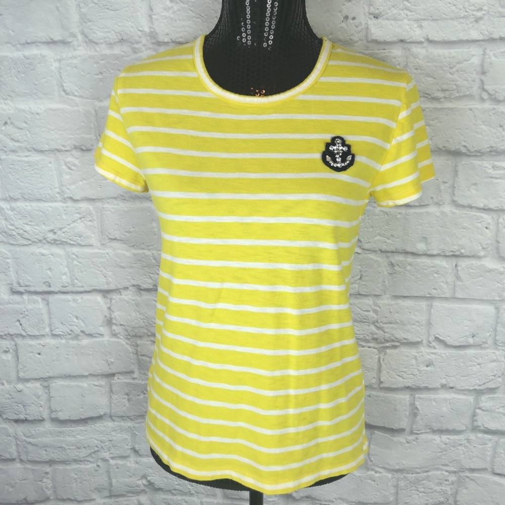 🆕 J Crew | 2 Striped T Shirts - Medium - Picture 2 of 5